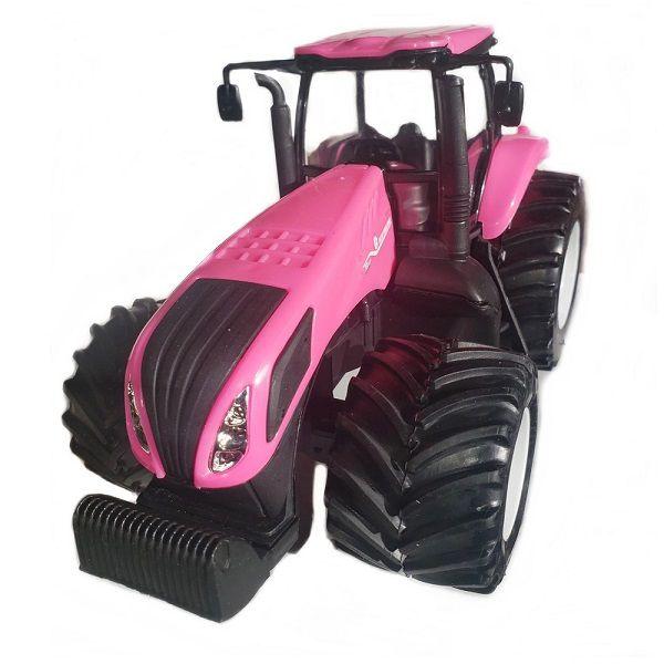 Trator NEW Holland T8 Rosa Usual 640 - Trator de Brinquedo